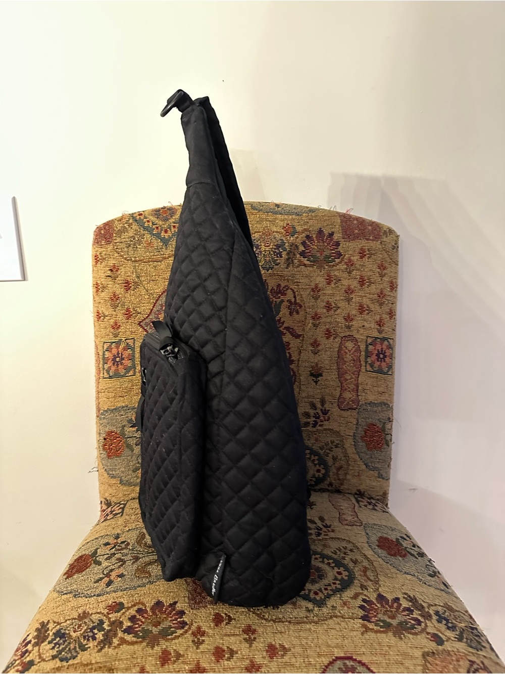 Vera Bradley Quilted Sling Bag - Black - Picture 5 of 13
